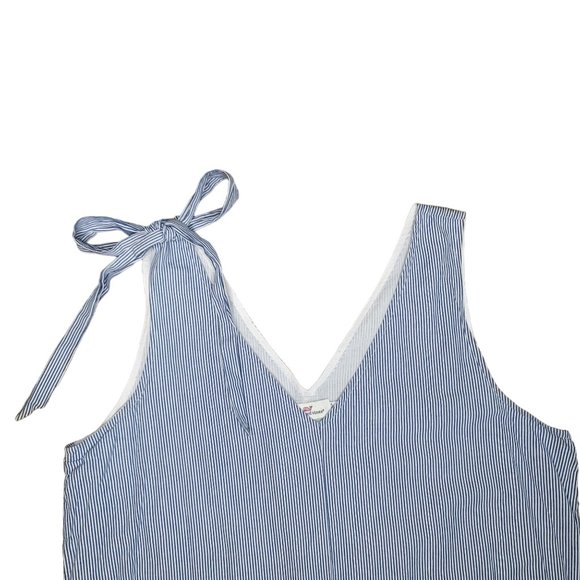 Vineyard Vines Striped Vneck spring summer Dress country club sailboat vacation - Picture 5 of 6